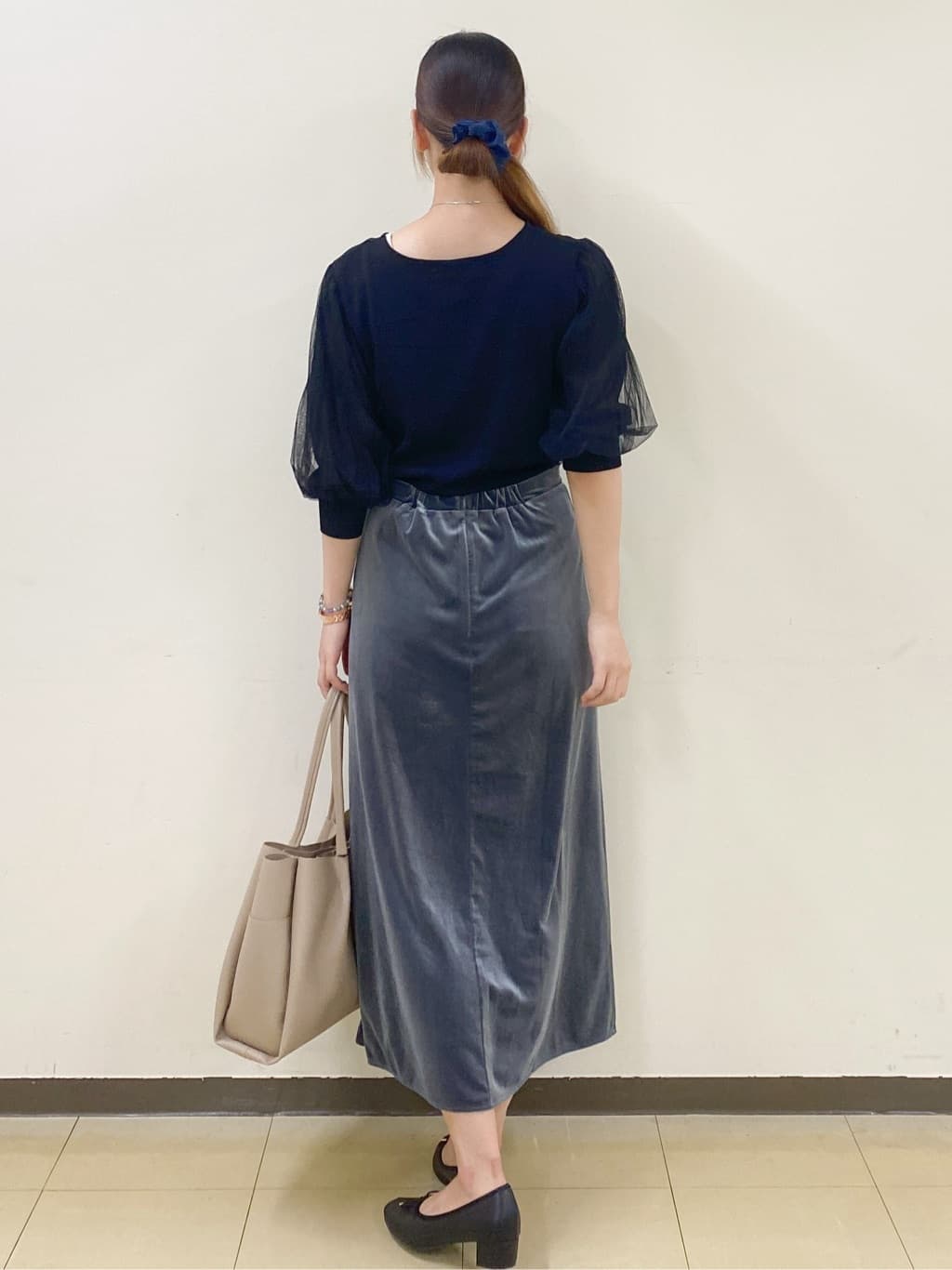 yurinaさんの「index｜《5色展開》マジョリカプリーツスリーブニット【洗濯機洗い可】」を使ったコーディネート