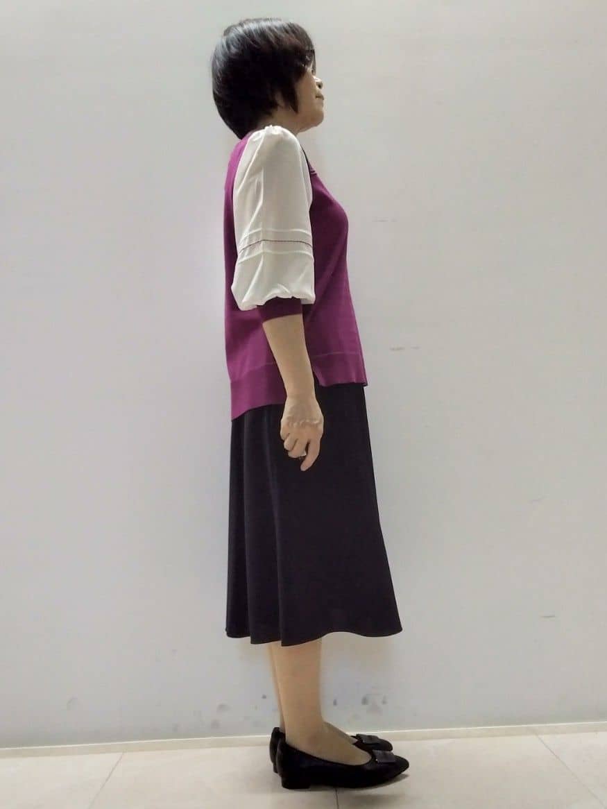 tokuさんの「Reflect｜【WEB先行カラーあり／手洗い可】ジョーゼットスリーブ&times;ニット」を使ったコーディネート