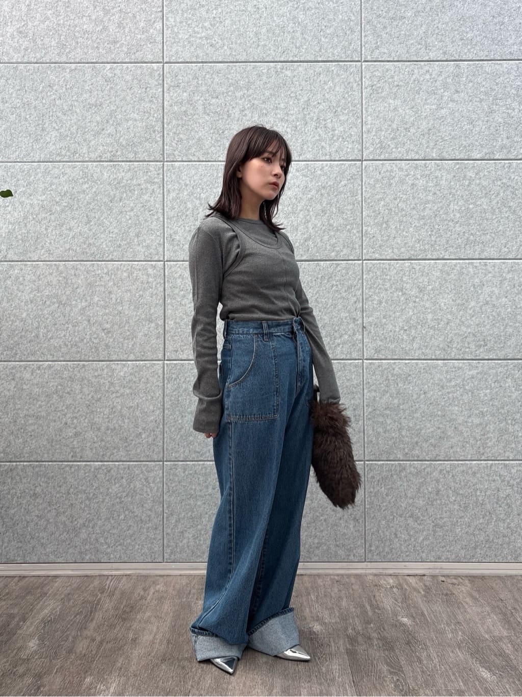 erikaさんの「INDIVI｜タンクレイヤーフライスカットソー」を使ったコーディネート