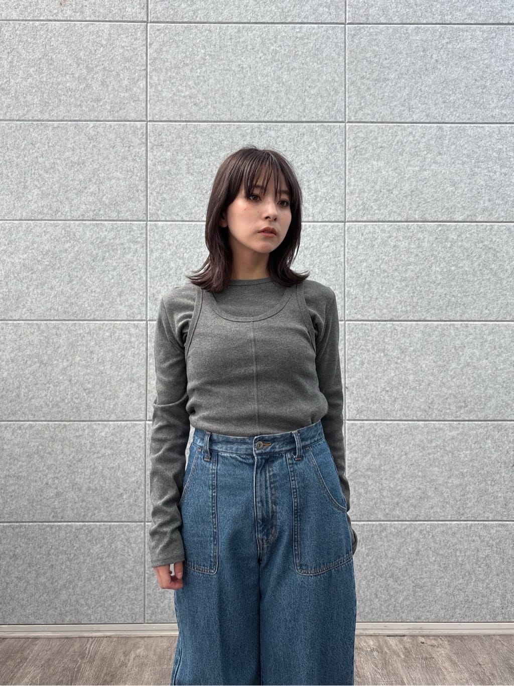 erikaさんの「INDIVI｜タンクレイヤーフライスカットソー」を使ったコーディネート
