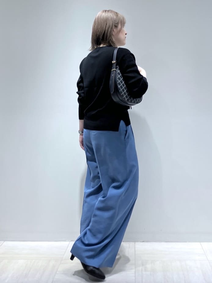 関根さんの「Reflect｜【選べる6色／長く着られる◎】ボートネックニット」を使ったコーディネート