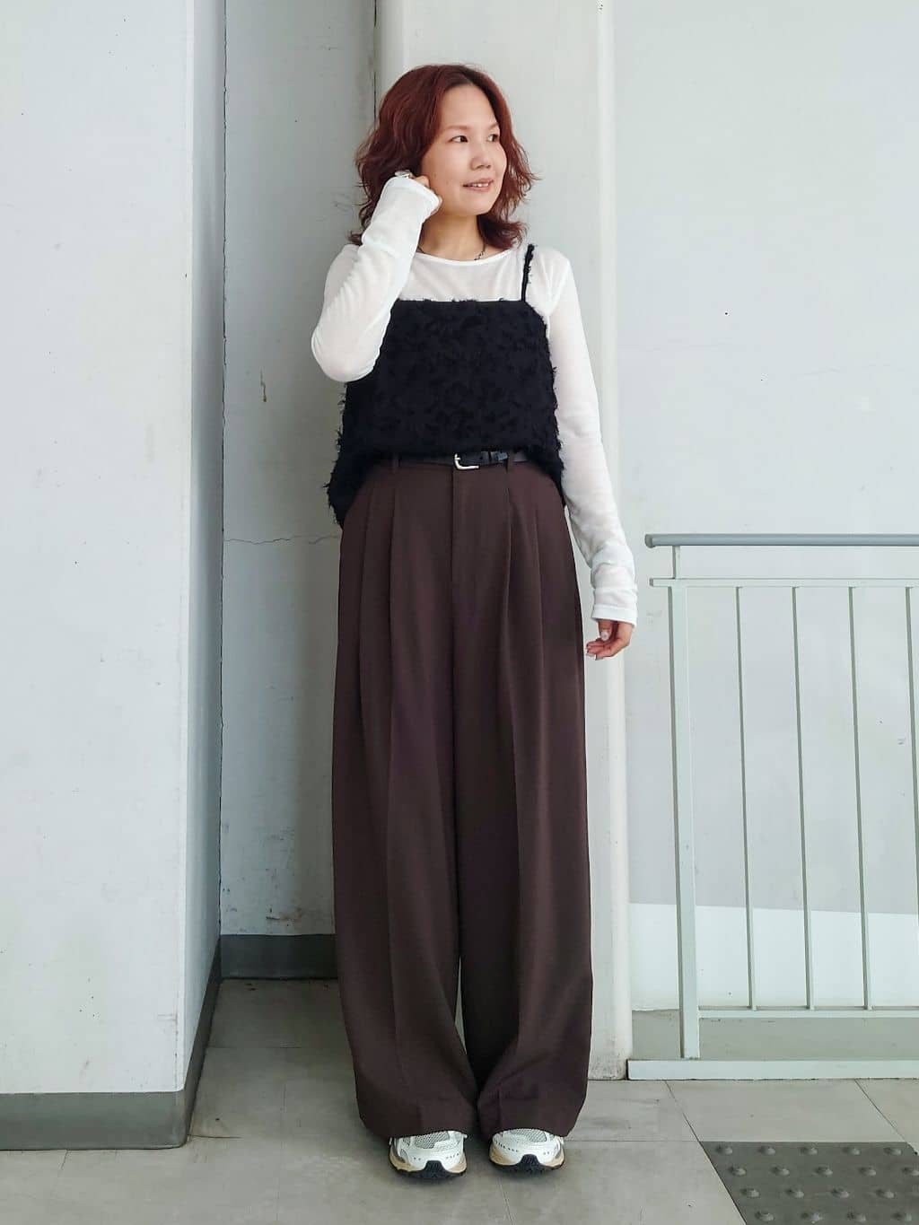 maruさんの「THE SHOP TK｜ドルマン半袖ジャケット【洗える】」を使ったコーディネート