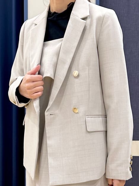 Orikaさんの「grove｜【カセット服】ダブルブレストテーラードジャケット」を使ったコーディネート