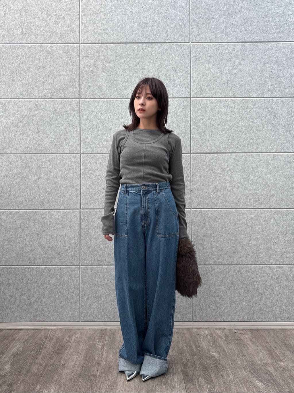 erikaさんの「INDIVI｜タンクレイヤーフライスカットソー」を使ったコーディネート