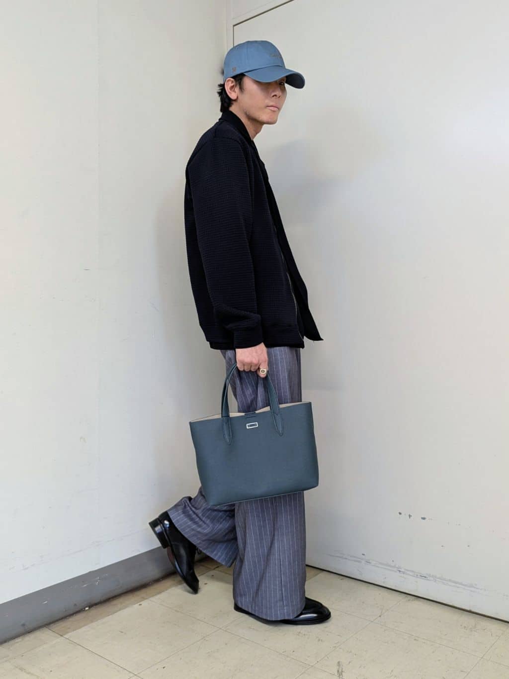ryoさんの「TAKEO KIKUCHI｜【COOL CITY WEAR】エアートール オープンカラーシャツ /接触冷感・通気性」を使ったコーディネート