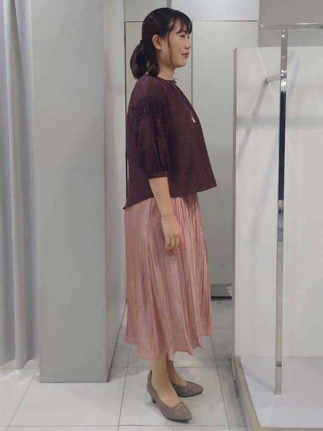 AZUSAさんの「Reflect｜【一枚で着映える◎】レオパード風ジャカードブラウス」を使ったコーディネート