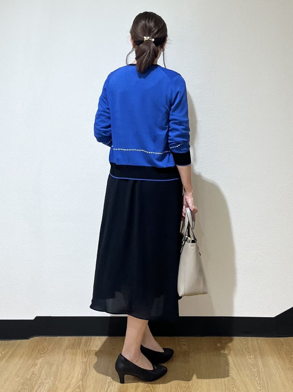 ayaさんの「Reflect｜Y字シルエット淡水パールネックレス」を使ったコーディネート