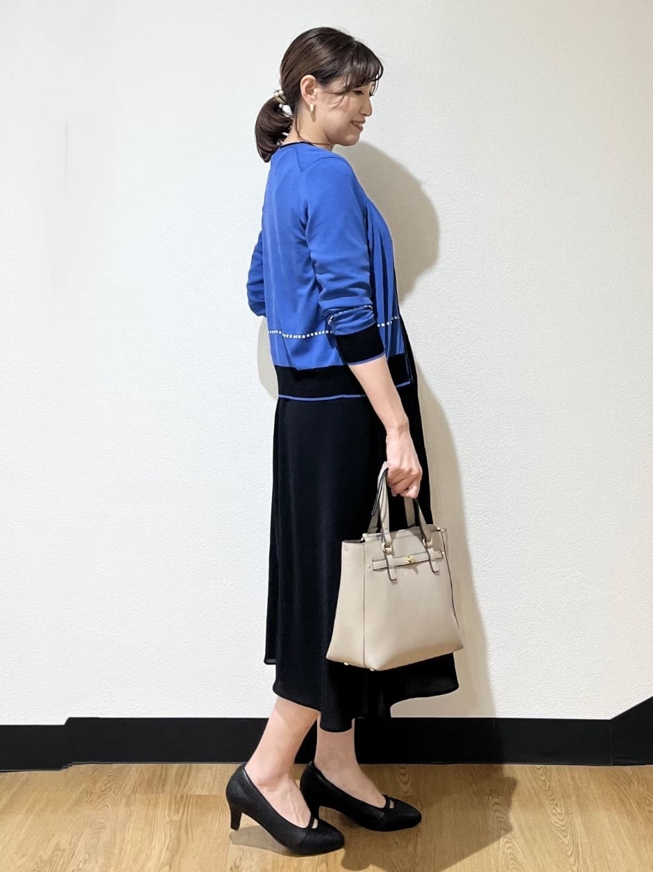 ayaさんの「Reflect｜Y字シルエット淡水パールネックレス」を使ったコーディネート