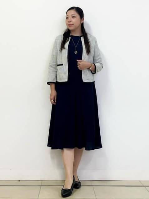 chisaさんの「Reflect｜【軽い着心地】メッシュツイードジャケット」を使ったコーディネート