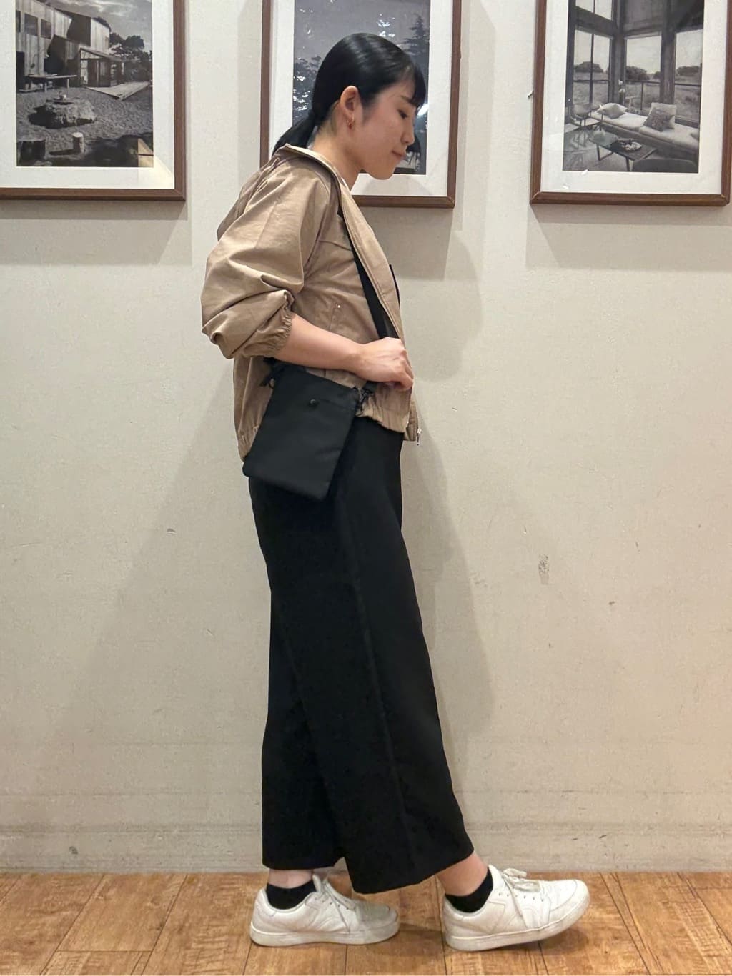 Tsuruさんの「SHOO･LA･RUE｜【ひんやり/S-LL】大人の五分袖プリントTシャツ」を使ったコーディネート