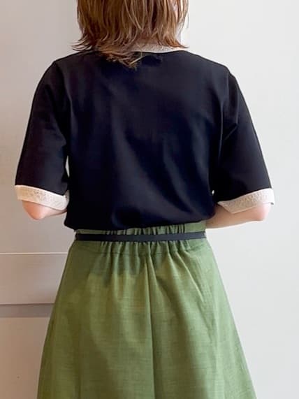 yamakoさんの「grove｜ドットで華やぐ　軽やかマーメイドスカート」を使ったコーディネート