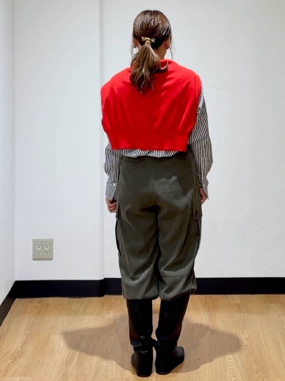 ʏᴜᴋɪᴋᴏさんの「UNTITLED｜【アンサンブル可/洗える/Vネック】ウールシルクカーディガン」を使ったコーディネート