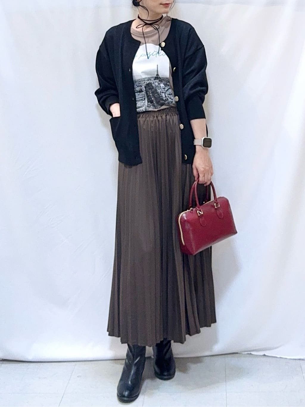 𝐇𝐢𝐫𝐨𝐦𝐢さんの「SHOO･LA･RUE｜【S-LL/ひんやり/UV】選べる6柄でそれぞれ欲しくなる プリントTシャツ」を使ったコーディネート