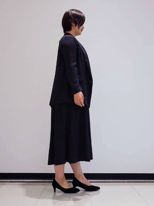 gissyさんの「INDIVI｜【軽く羽織れる！】ダブルジャケット」を使ったコーディネート
