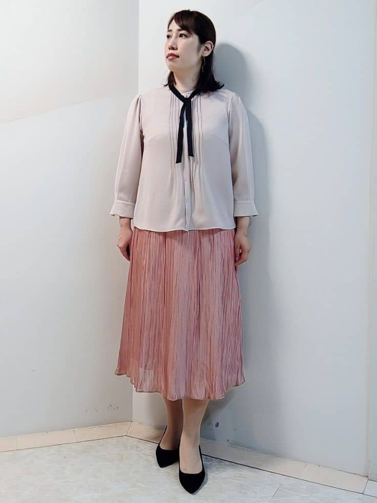 エリさんの「Reflect｜【パンツにもスカートにも合わせやすい◎】ライティブルゾン」を使ったコーディネート