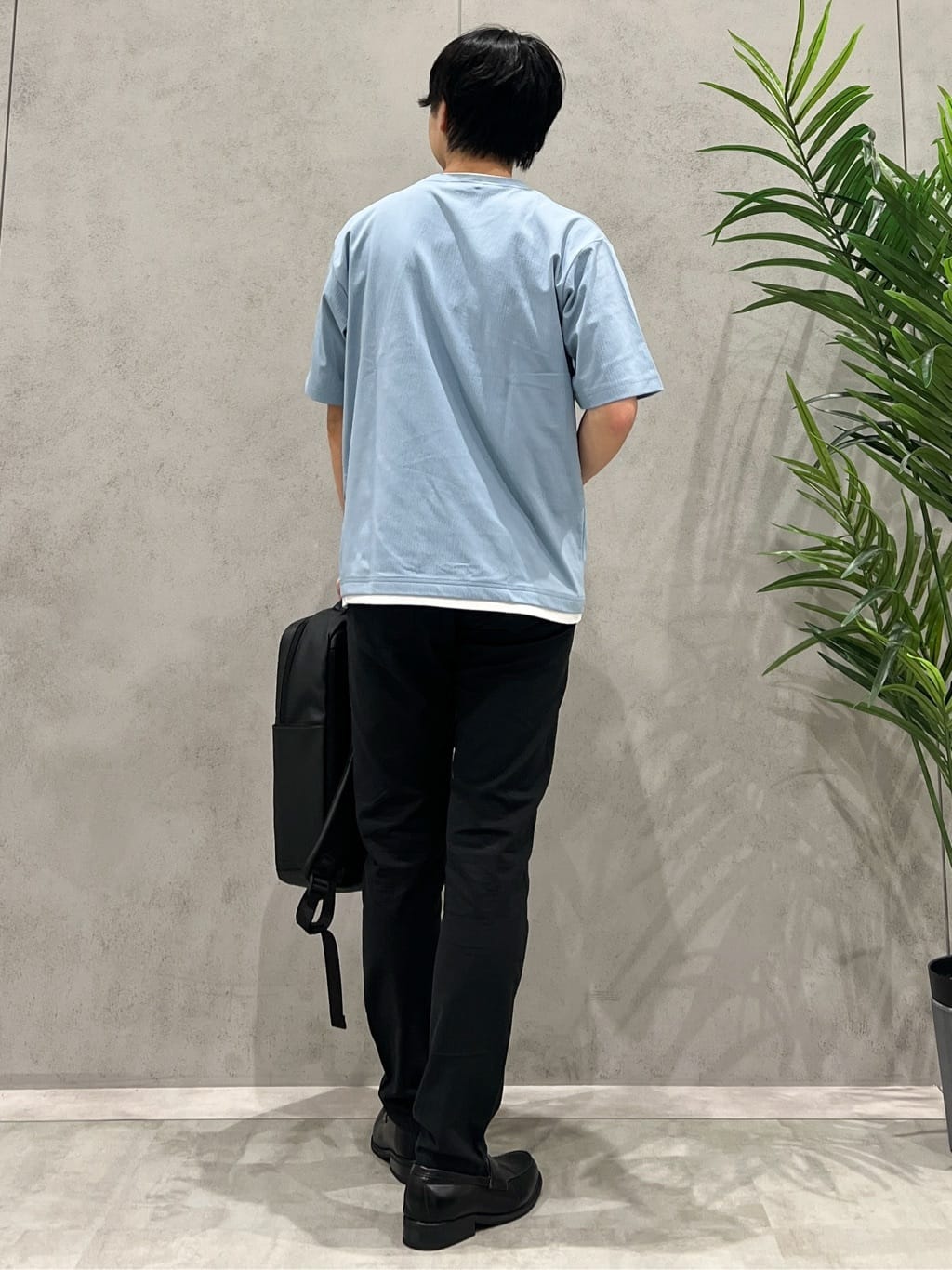 SHI-MAさんの「THE SHOP TK｜楊柳フェイクレイヤード半袖Tシャツ 【吸水速乾/毛玉になりにくい/洗濯機OK】」を使ったコーディネート