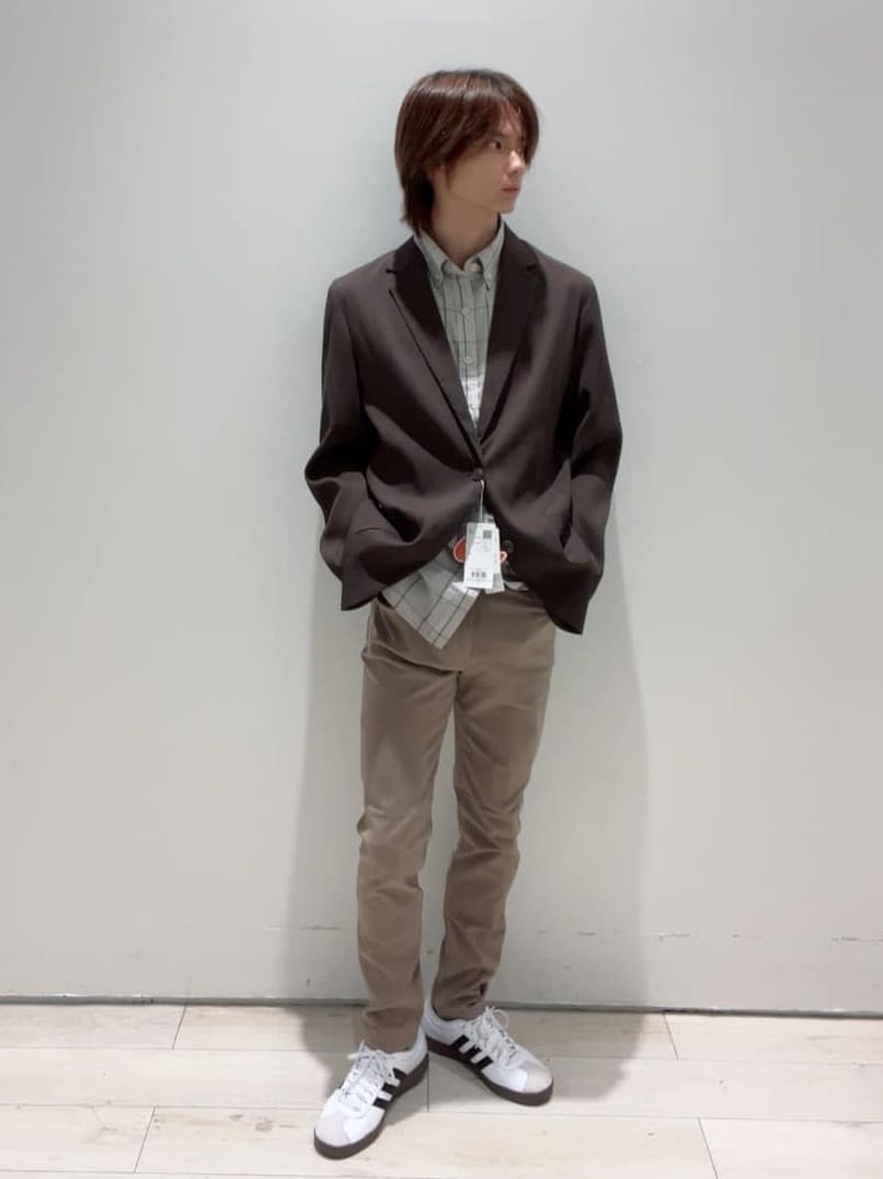 Neneさんの「THE SHOP TK｜【Begin/ビギン10月号掲載】楊柳スマートジャケット　軽量/洗濯機OK/セットアップ可」を使ったコーディネート