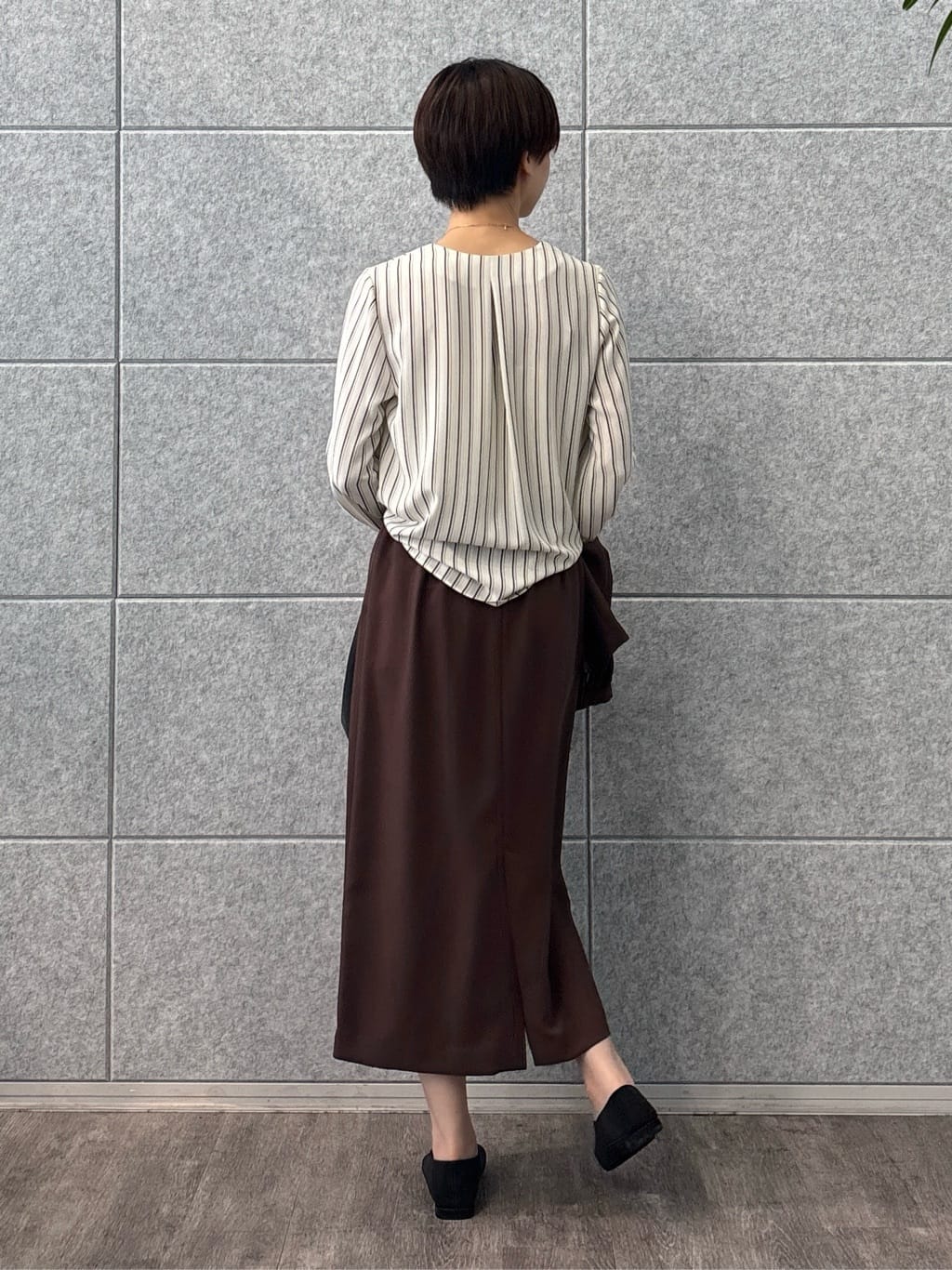 kanaeさんの「INDIVI｜【洗える／UVケア／吸汗速乾】ジョーゼットライトブルゾン」を使ったコーディネート