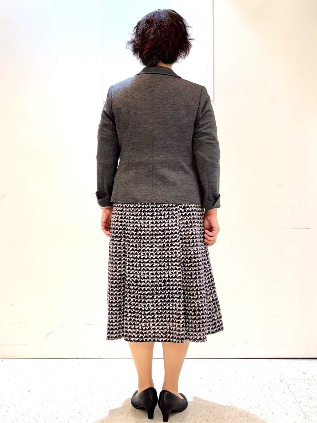 ヤスコさんの「Reflect｜【SS-4Lサイズ】匠ジャケット／ベーシックテーラード／WEB先行カラーあり」を使ったコーディネート