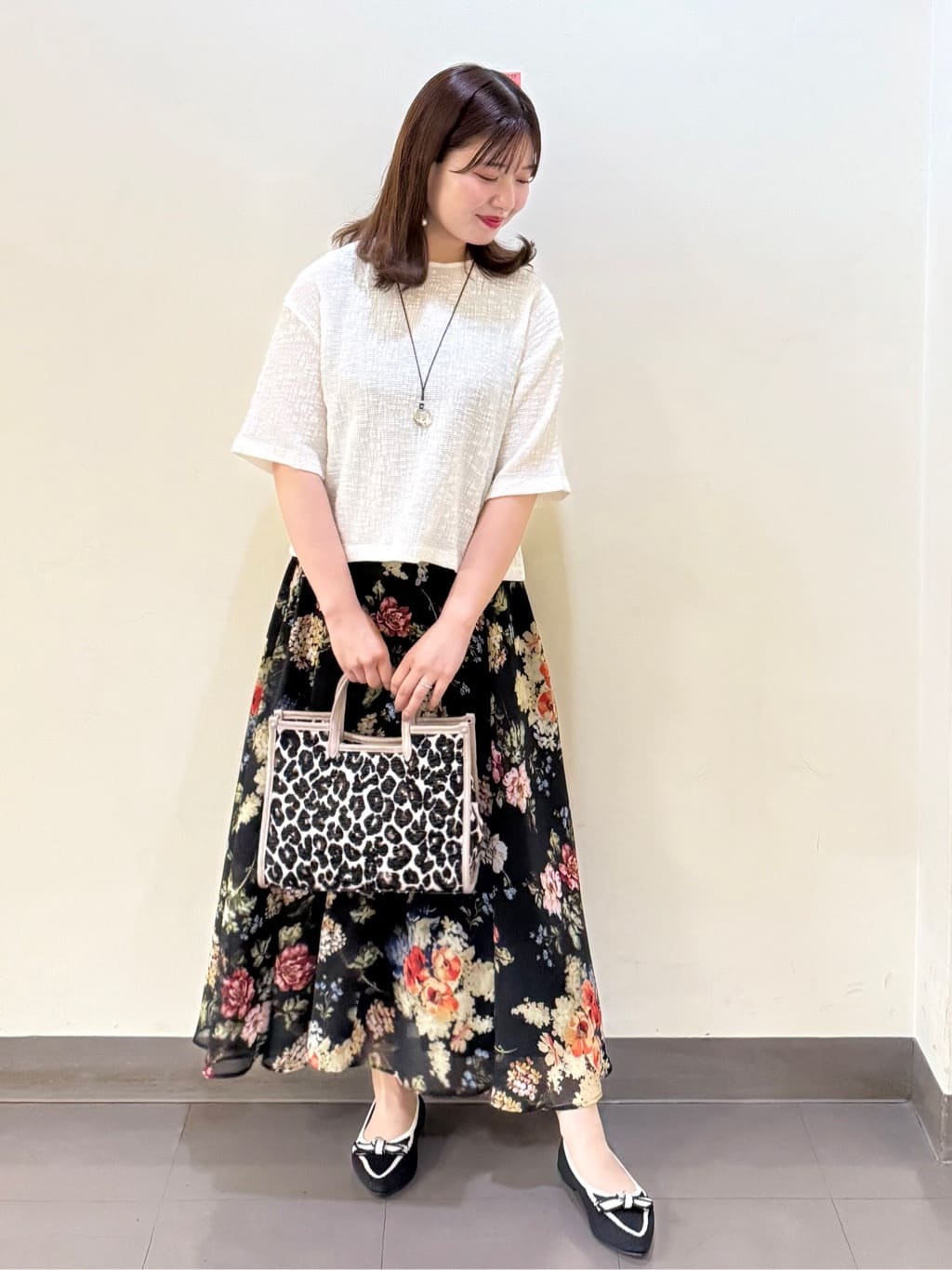 いくみさんの「UNTITLED｜【五分袖/ジャージトップス】スラブカールマイヤープルオーバー」を使ったコーディネート