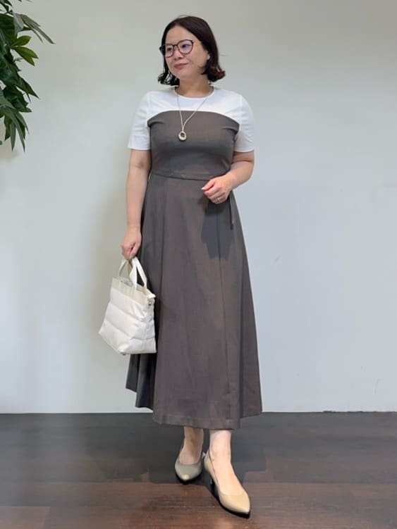 Asamiさんの「UNTITLED｜【UV/はっ水】リラククールワンピース」を使ったコーディネート