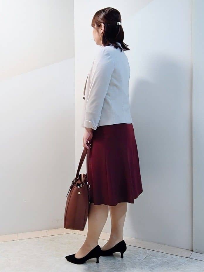 エリさんの「Reflect｜【SS-4Lサイズ】匠ジャケット／ベーシックテーラード／WEB先行カラーあり」を使ったコーディネート