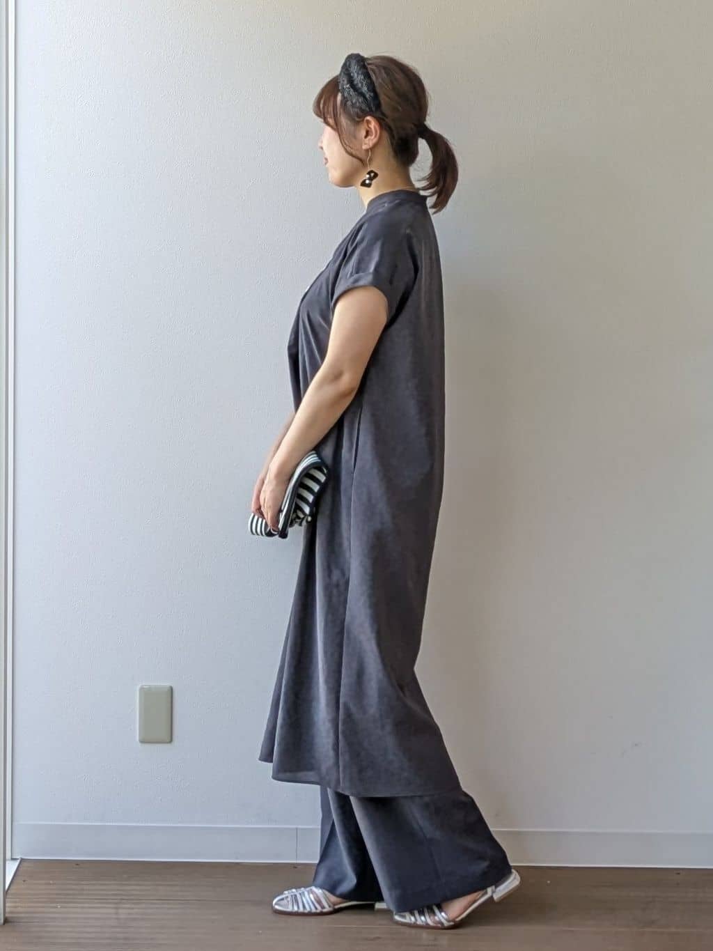 なみきさんの「UNTITLED｜【UV/はっ水】リラククールワンピース」を使ったコーディネート