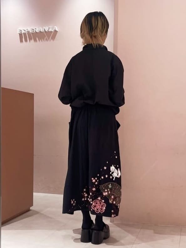 MIGIさんの「ESPERANZA｜厚底サボローファー」を使ったコーディネート