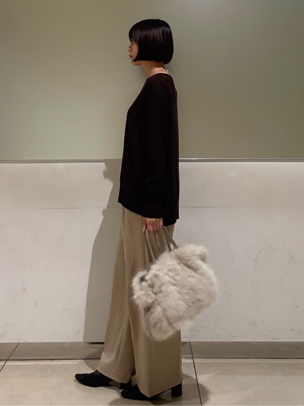 Itoさんの「UNTITLED｜【定番人気！】2Wayドロストフェイクファートート」を使ったコーディネート