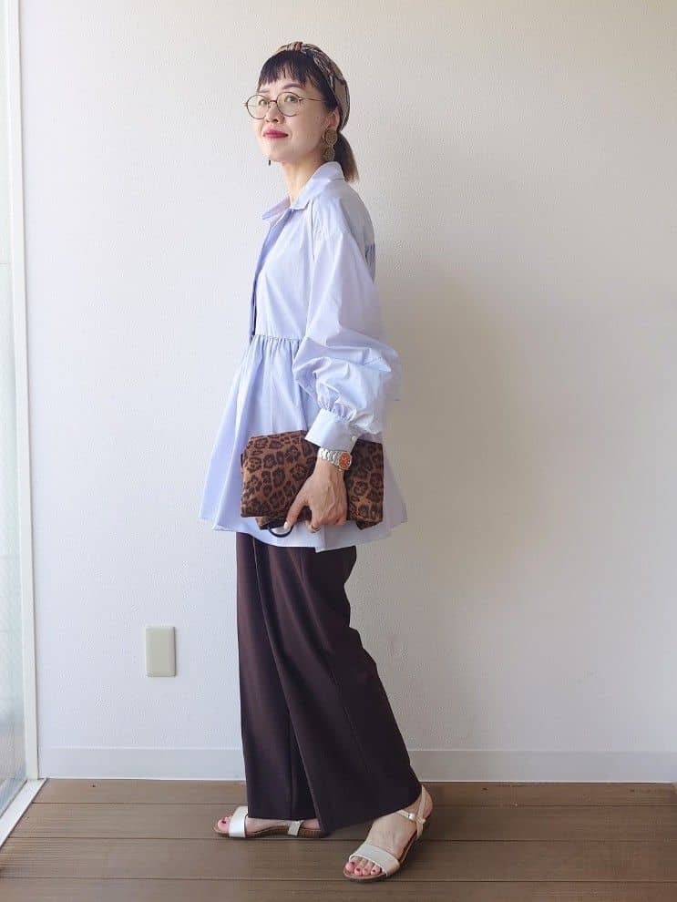 MUTSUKOさんの「UNTITLED｜【PROTAGPNISTA】FLAIR SHIRT」を使ったコーディネート