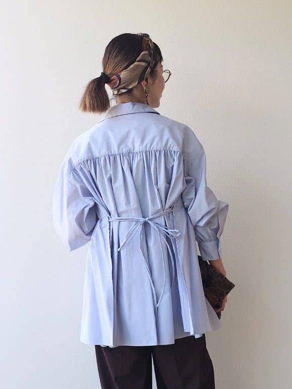 MUTSUKOさんの「UNTITLED｜【PROTAGPNISTA】FLAIR SHIRT」を使ったコーディネート