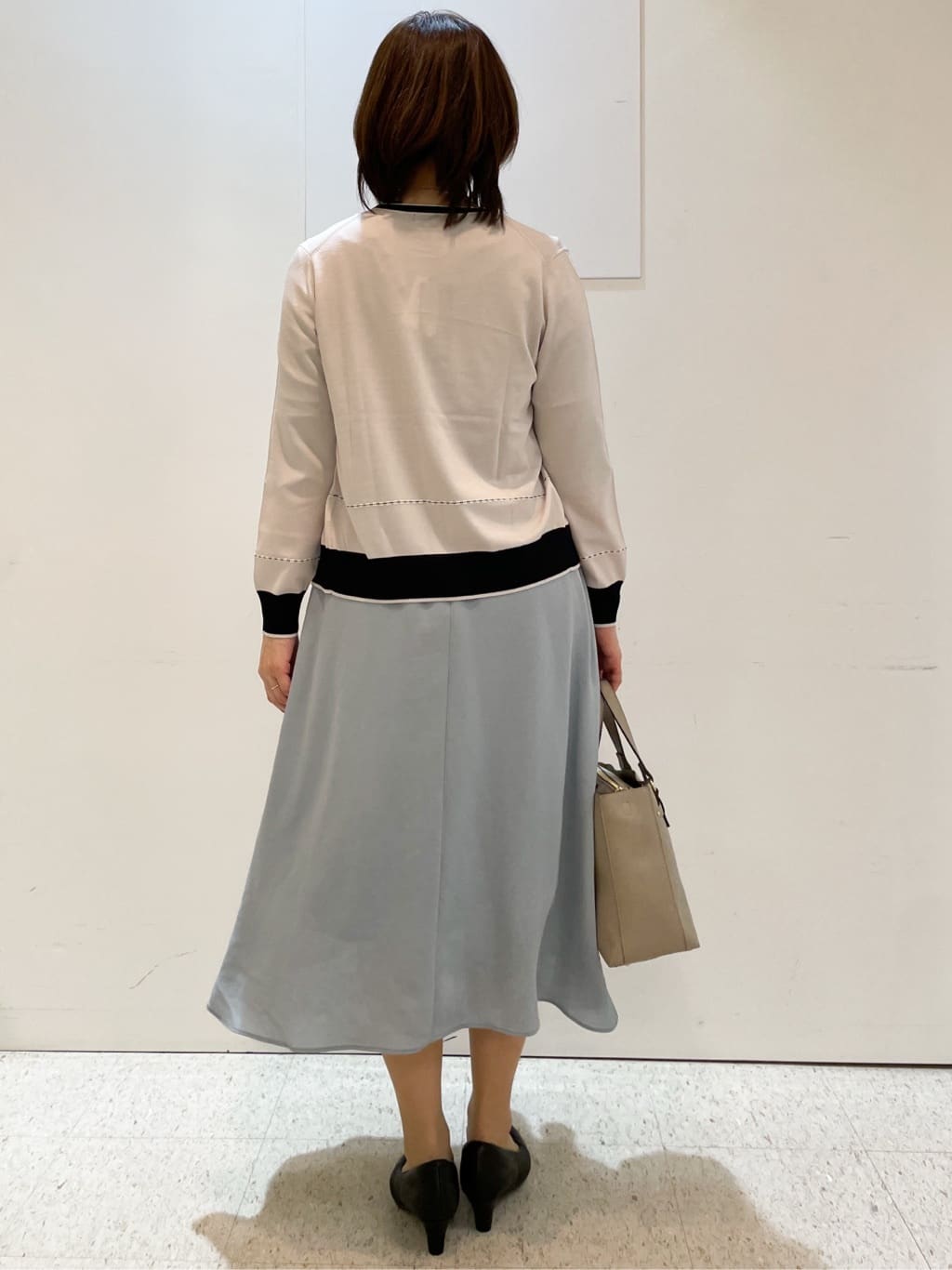 めいさんの「Reflect｜【吸水速乾／防しわ】シルキープリーツワンピース」を使ったコーディネート