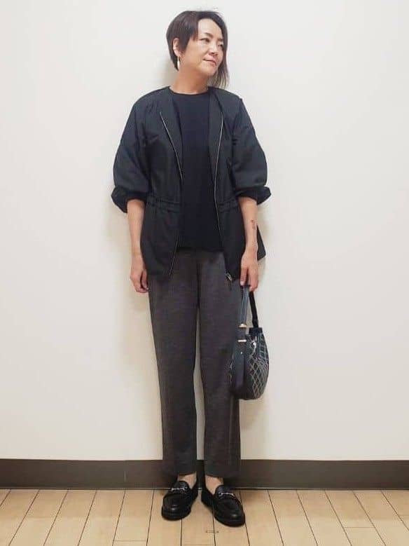 yuuさんの「Reflect｜【パンツにもスカートにも合わせやすい◎】ライティブルゾン」を使ったコーディネート