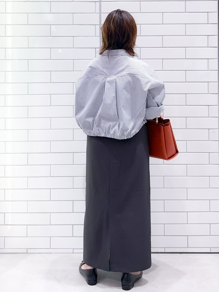chicchi♪さんの「OPAQUE.CLIP｜ドロストヘムショートシャツ【洗濯機OK】」を使ったコーディネート