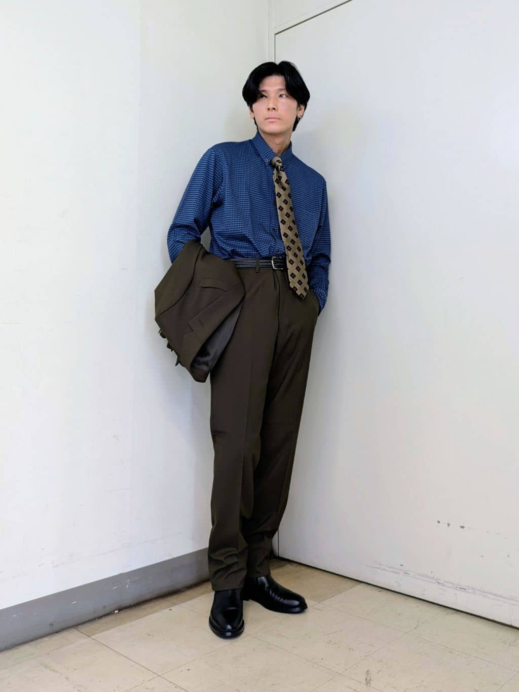 ryoさんの「TAKEO KIKUCHI｜【Begin掲載】コーデュラ（R）夏素材ウールトロ　ストレッチスーツ」を使ったコーディネート