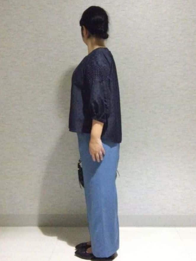 sakoさんの「Reflect｜【一枚で着映える◎】レオパード風ジャカードブラウス」を使ったコーディネート