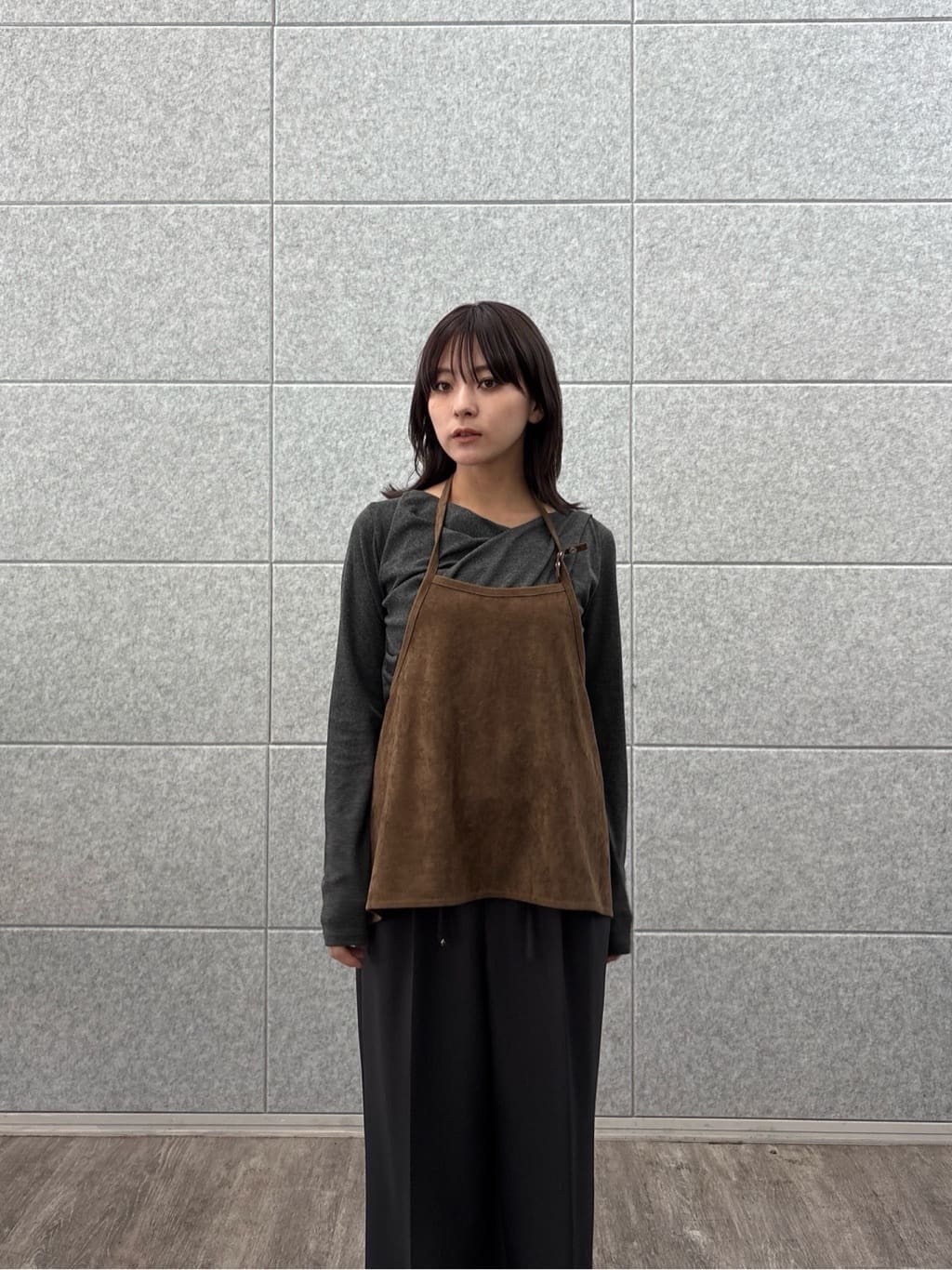 erikaさんの「INDIVI｜スエードライクラップジレ」を使ったコーディネート