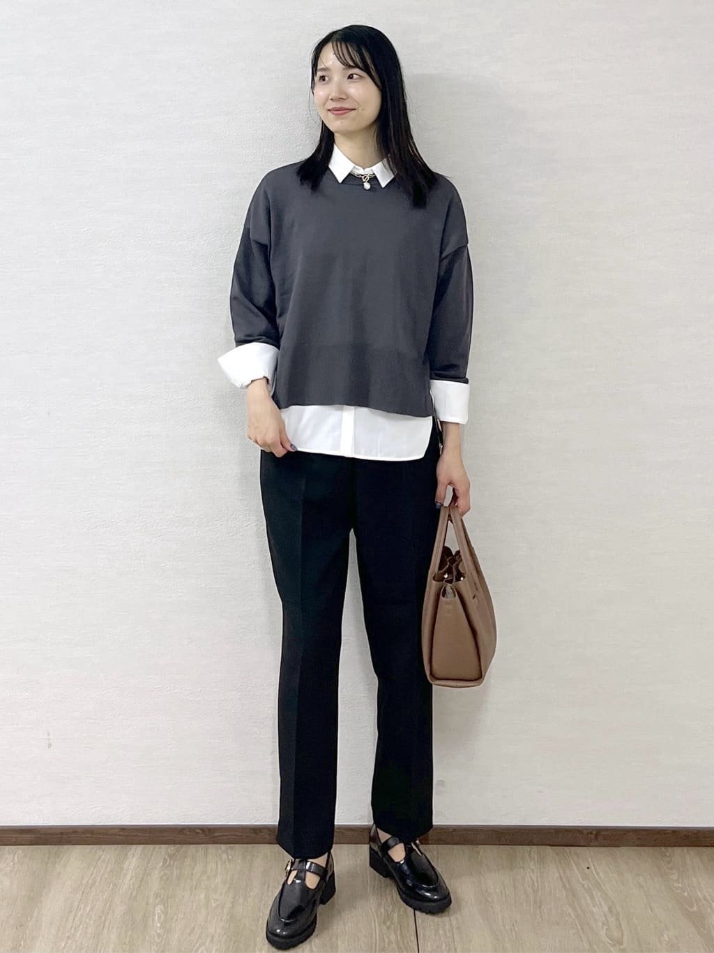 sachikoさんの「OPAQUE.CLIP｜《ツインセット》リラクシーサイドスリットニット&times;ドッキングタンク【洗濯機洗い可】」を使ったコーディネート