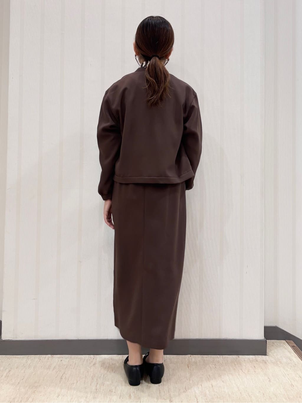 ちひさんの「INDIVI｜【コットン】シャツ切り替えカットソー」を使ったコーディネート