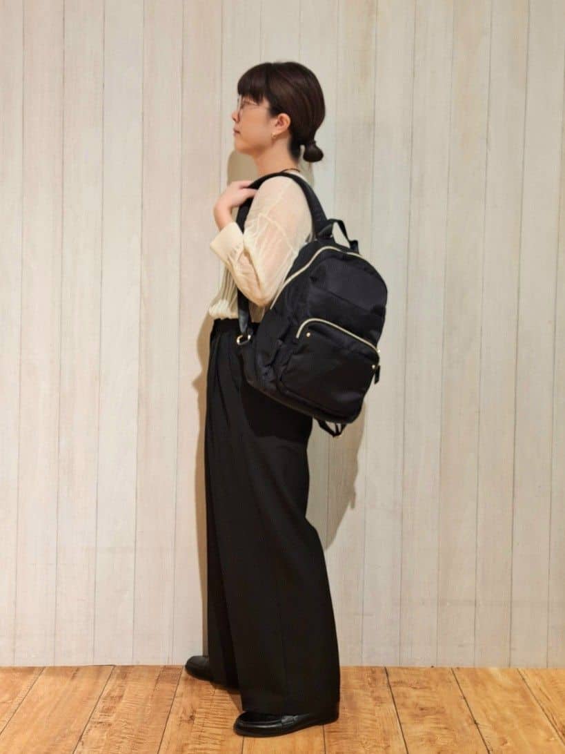 aochanさんの「SHOO･LA･RUE｜【洗濯機可/S-LL】すっきり上品きれい見え タックワイドパンツ」を使ったコーディネート