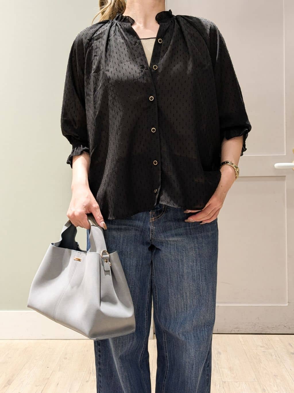 kuwawaさんの「grove｜2WAYスクエアネックタンク」を使ったコーディネート