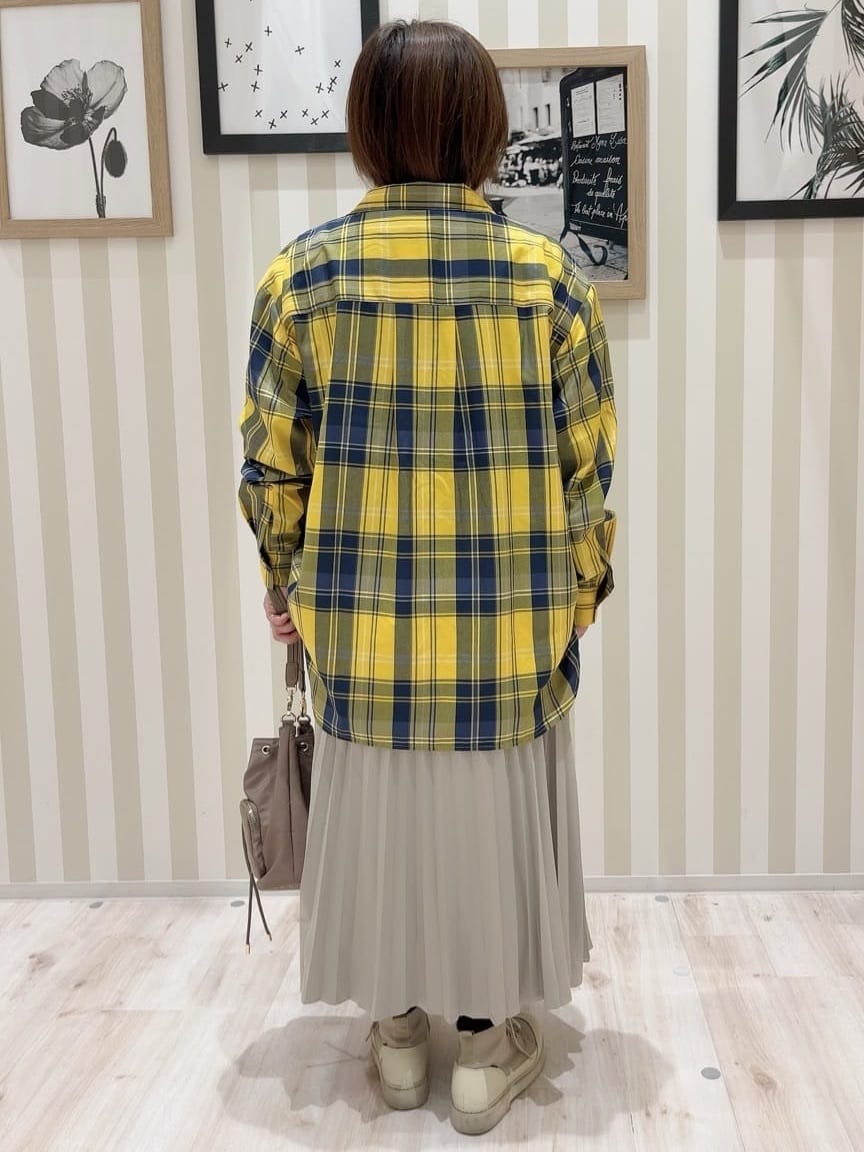ma_miさんの「SHOO･LA･RUE｜【洗濯機可/S-LL】程よい抜け感 大人のチェックシャツ」を使ったコーディネート