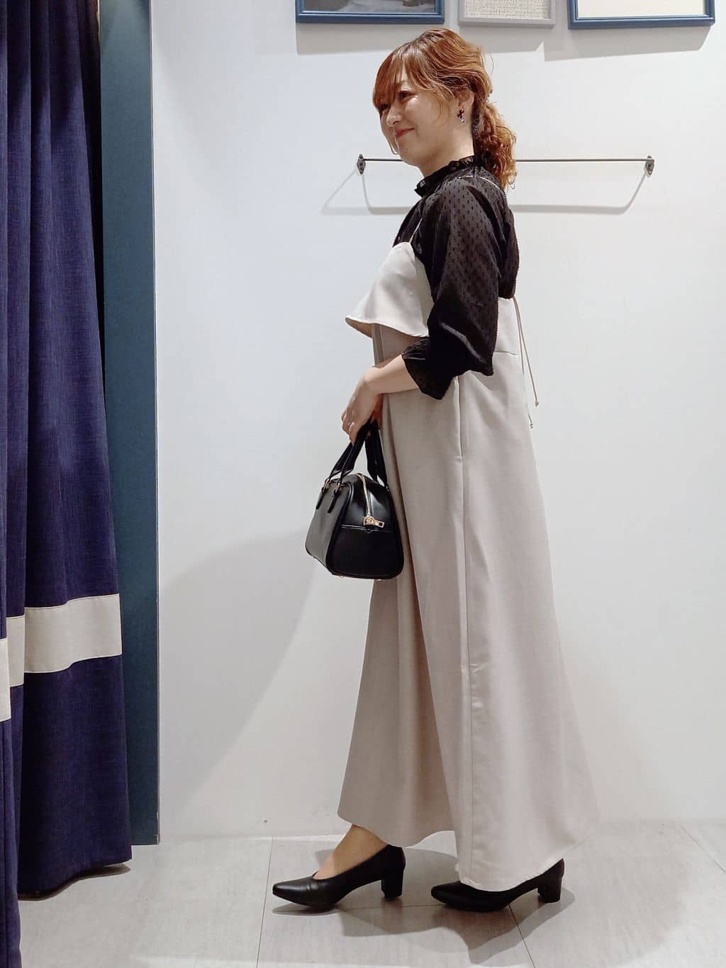 miiさんの「grove｜【カセット服】洗えるAラインキャミワンピース」を使ったコーディネート