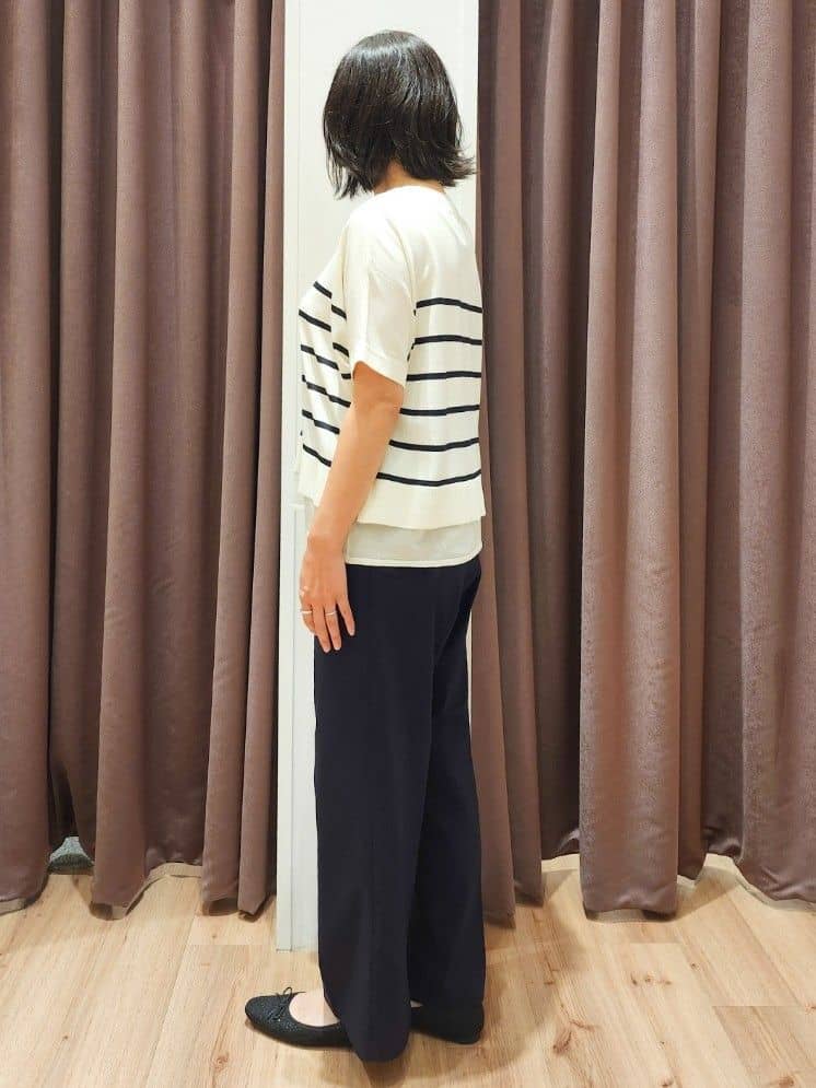 さくさんの「grove｜最終お値下げ！！【人間工学】つつまれフィットバレエシューズ （抗菌防臭加工裏地使用）」を使ったコーディネート