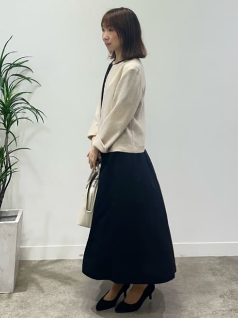 Miwaさんの「UNTITLED｜フープトップネックレス」を使ったコーディネート
