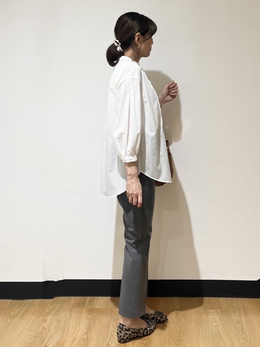 ayaさんの「Reflect｜【パンツにもスカートにも合わせやすい◎】ライティブルゾン」を使ったコーディネート