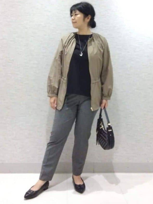 sakoさんの「Reflect｜【パンツにもスカートにも合わせやすい◎】ライティブルゾン」を使ったコーディネート