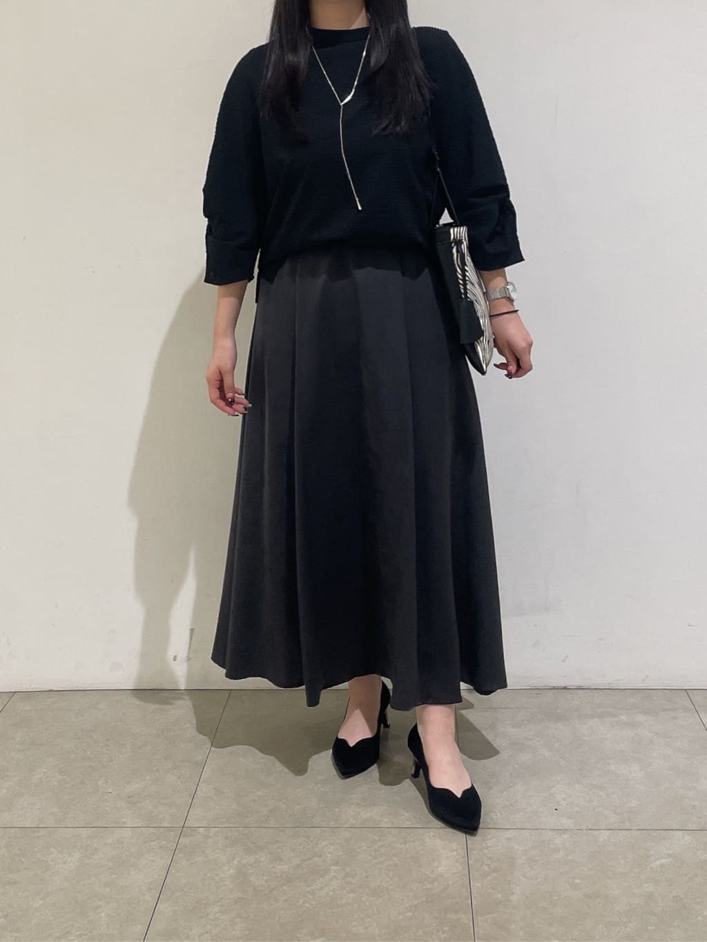 emikaさんの「INDIVI｜【UVケア／吸汗速乾】スリーブデザインブラウス」を使ったコーディネート