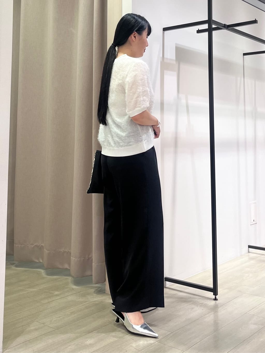 hasuさんの「INDIVI｜ヘアリージャカードトップス」を使ったコーディネート