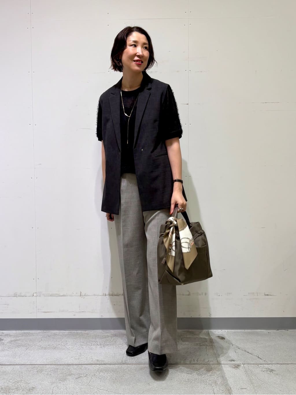yuriさんの「INDIVI｜ヘアリージャカードトップス」を使ったコーディネート